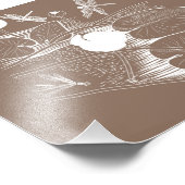 Waterlelengraving Foto Afdruk (Hoek)