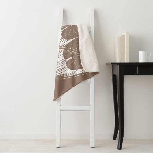 Waterlelengraving Sherpa Deken (In situ)