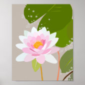 Waterlelie 01 poster (Voorkant)