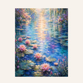 Waterlelie Aquarel Notitiekaart