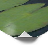 Waterlelie Bloem Schilderij Perfect Poster (Hoek)