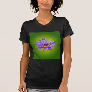 Waterlelie Bloem Vijver Aquatische Paarse Water Bl T-shirt