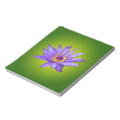 Waterlelie Bloemvijver Aquatische Paarse waterbloe Notitieblok (Linkerzijde)