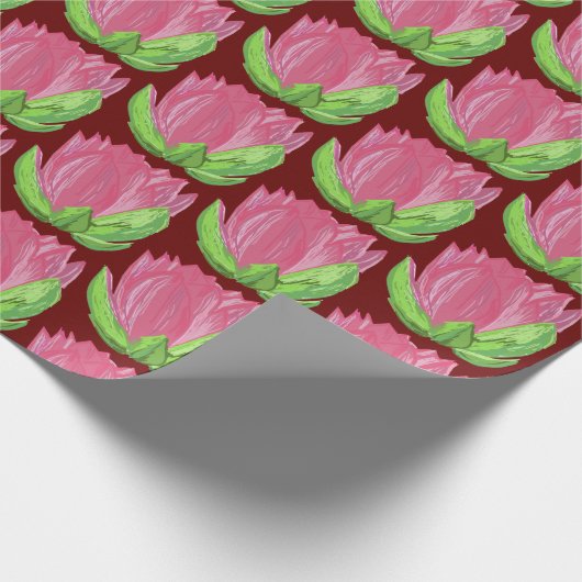 Waterlelie Cadeaupapier (Hoek)