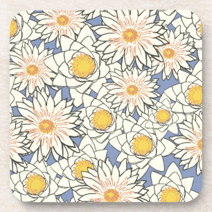 waterlelie coaster bier onderzetter