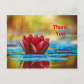 Waterlelie Dank je Postkaart (Voorkant)