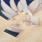 Waterlelie feelegpuzzel legpuzzel (Zijkant)