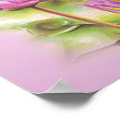 Waterlelie fijnkunst botanische posterprint poster (Hoek)
