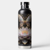 Waterlelie & Glitter vlinder Waterfles (Links)