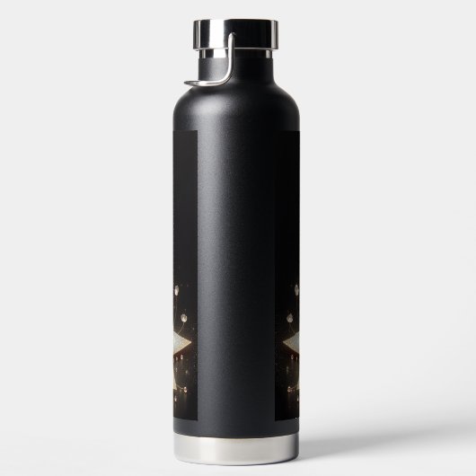 Waterlelie & Glitter vlinder Waterfles (Rechts)