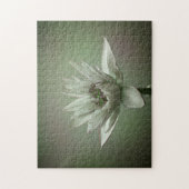 Waterlelie groene toon puzzel (Verticaal)