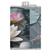 waterlelie heupfles (Achterkant)