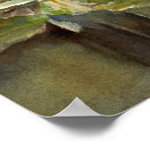 Waterlelie in zonlicht | John La Farge Poster (Hoek)