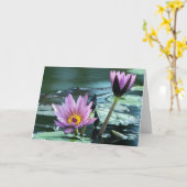 waterlelie kaart (Gele Bloem)