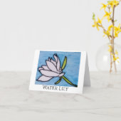 Waterlelie Kaart (Gele Bloem)