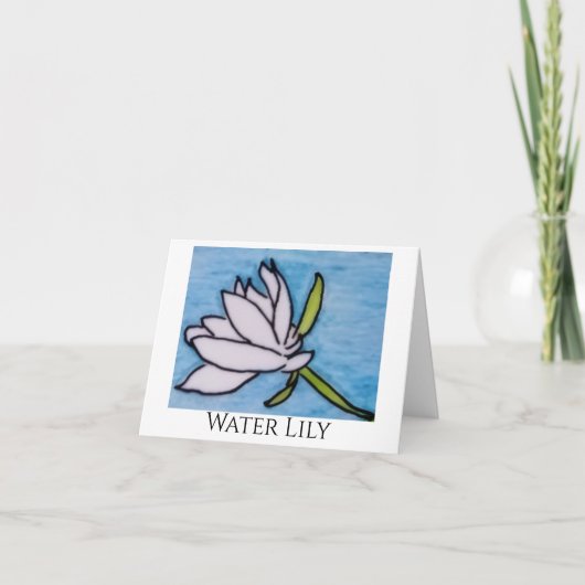 Waterlelie Kaart (Voorkant)