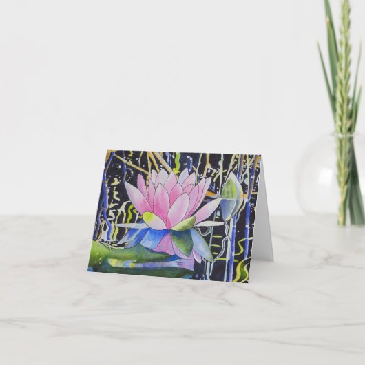 Waterlelie Kaart (Voorkant)