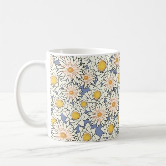 waterlelie koffiemok (Links)