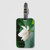 Waterlelie met roze punten bagagelabel (Voorkant (verticaal))