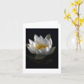 Waterlelie Notecard Kaart (Gele Bloem)
