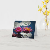 Waterlelie Notitiekaart (Leeg) (Gele Bloem)