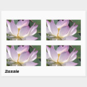 Waterlelie Rechthoekige Sticker (Vel)
