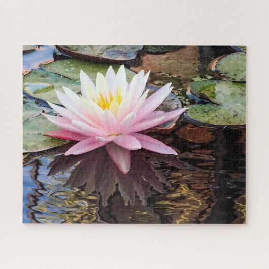 Waterlelie Reflecties Legpuzzel (Horizontaal)