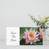 Waterlelie Schoonheid Save The Date (Staand voorkant)