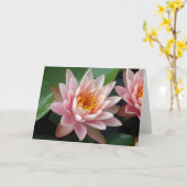 Waterlelie Schoonheidskaart Kaart (Gele Bloem)