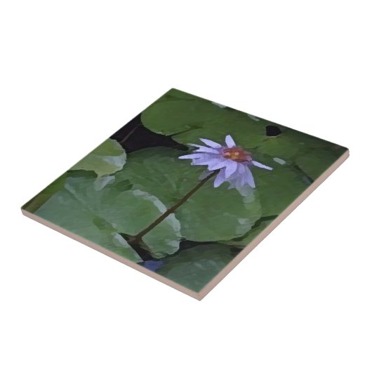 Waterlelie Tegeltje (Zijkant)