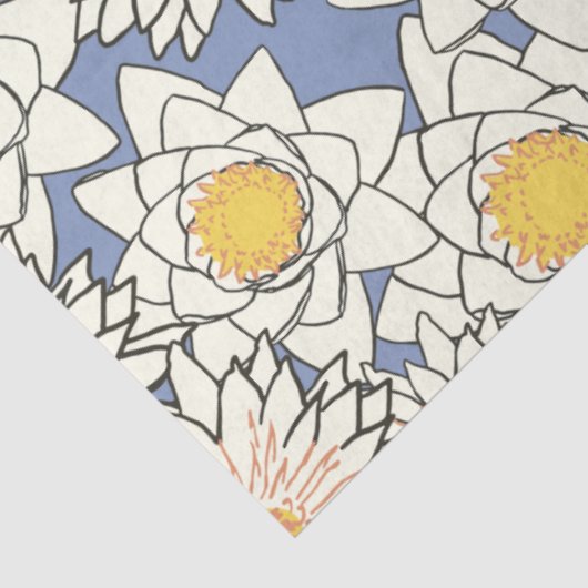 waterlelie tissuepapier (Detail)