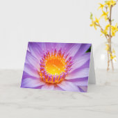 waterlelie van het Pacifische eiland Kaart (Gele Bloem)