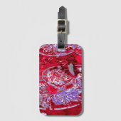 WATERLELIE VIJVER BAGAGELABEL (Voorkant (verticaal))