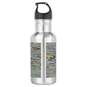 Waterlelie Vijver Lake Bloem Waterfles Waterfles (Achterkant)