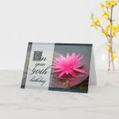 Waterlelie voor 90ste verjaardag kaart (Gele Bloem)