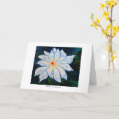 Waterlelie-WENSKAART Kaart (Gele Bloem)
