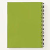 Waterleliebladeren en riet notitieboek (Achterkant)