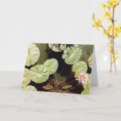 Waterlelies 02 kaart (Gele Bloem)