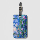 Waterlelies 1919 beroemd schilderij van Monet Bagagelabel (Voorkant (verticaal))