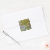 Waterlelies (1919) Claude Monet Impressionisme Kun Vierkante Sticker (Envelop)