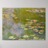 Waterlelies (1919) Claude Monet landschapskunst Poster (Voorkant)