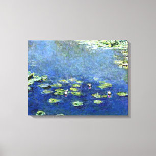 Waterlelies 9 canvas afdruk