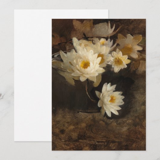 Waterlelies | Abbott Handerson Thayer (Voorkant / Achterkant)