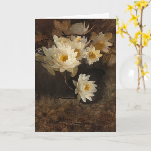 Waterlelies | Abbott Handerson Thayer Kaart (Gele Bloem)