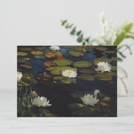Waterlelies | Albert Edelfelt (Staand voorkant)