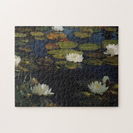Waterlelies | Albert Edelfelt Legpuzzel (Horizontaal)