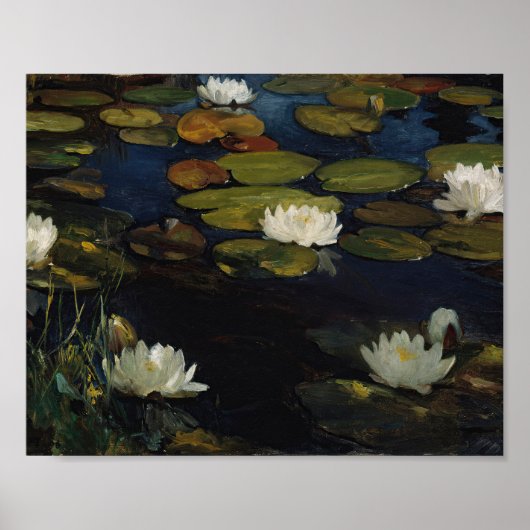Waterlelies | Albert Edelfelt Poster (Voorkant)