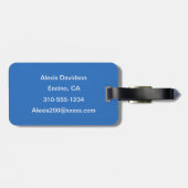 Waterlelies Bagagelabel (Achterkant horizontaal)