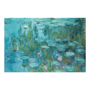 Waterlelies, beeldende kunst olieverfschilderij, C Foto Afdruk