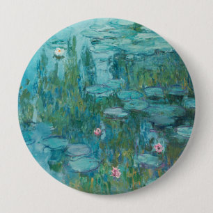 Waterlelies, beeldende kunst olieverfschilderij, C Ronde Button 4,0 Cm